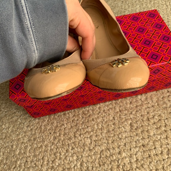 Tory Burch Jolie Ballet Soft Flats Light Oak - Picture 7 of 11